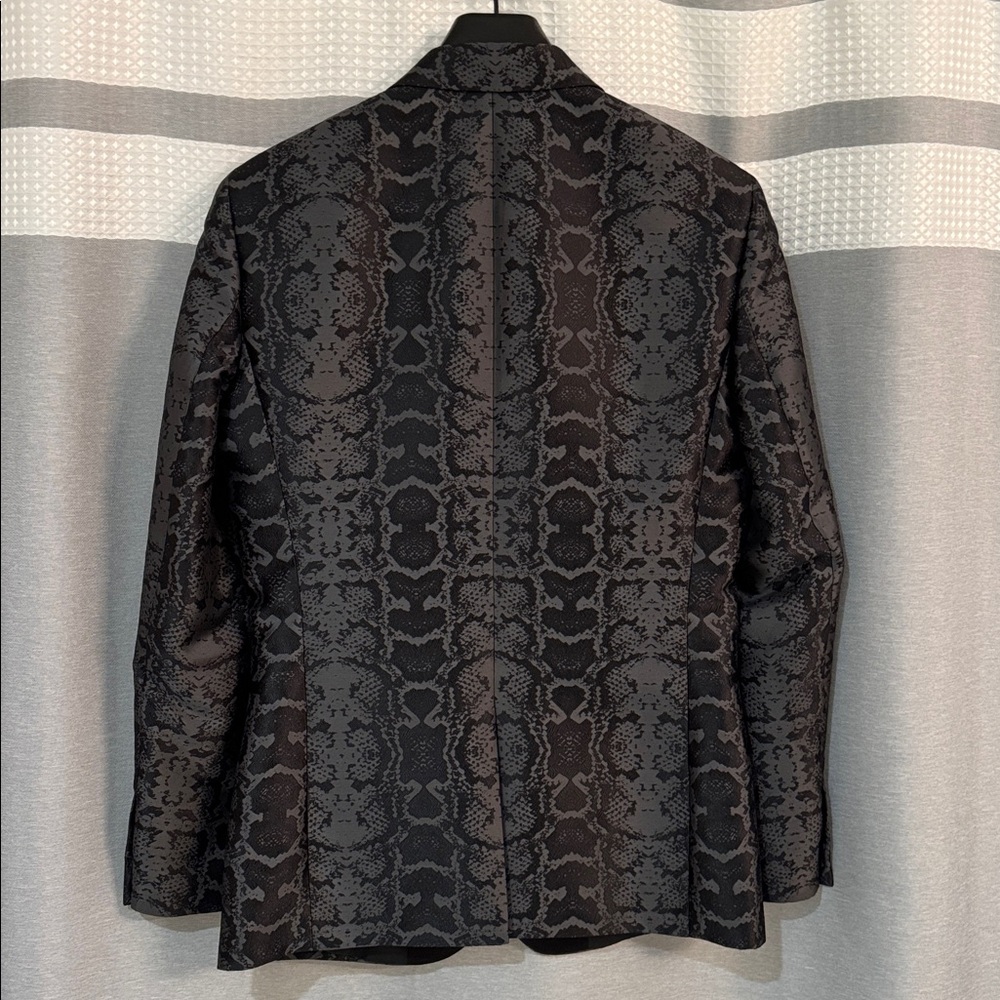 Express Charcoal Snake Pattern Blazer - Picture 2 of 7